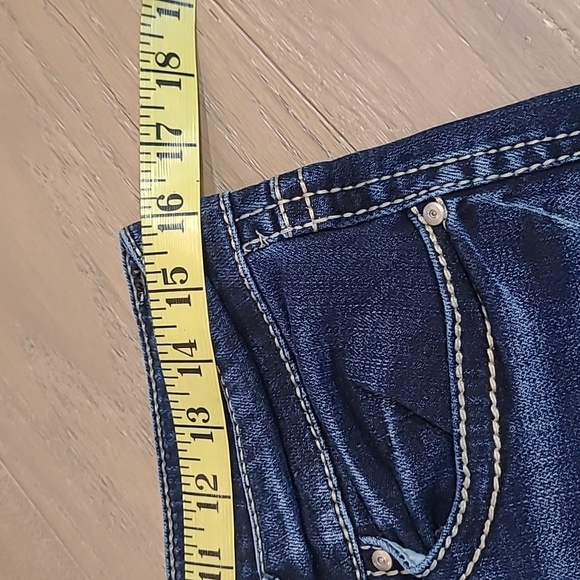 EUC Daytrip Jeans Women's sz 29 Virgo Crop Leg Mid Rise Denim Jeans - Picture 12 of 14